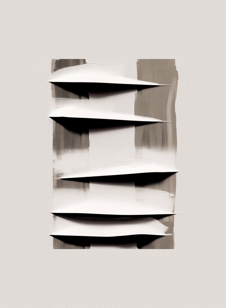 Abstrakcyjne fałdy warstwowe autorstwa Alma