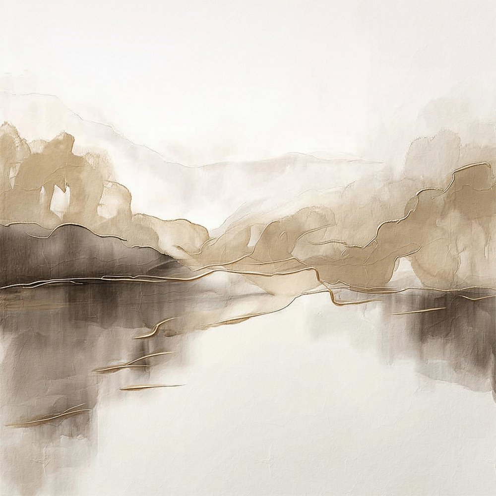 Abstrakcyjne odbicia gór autorstwa Alma