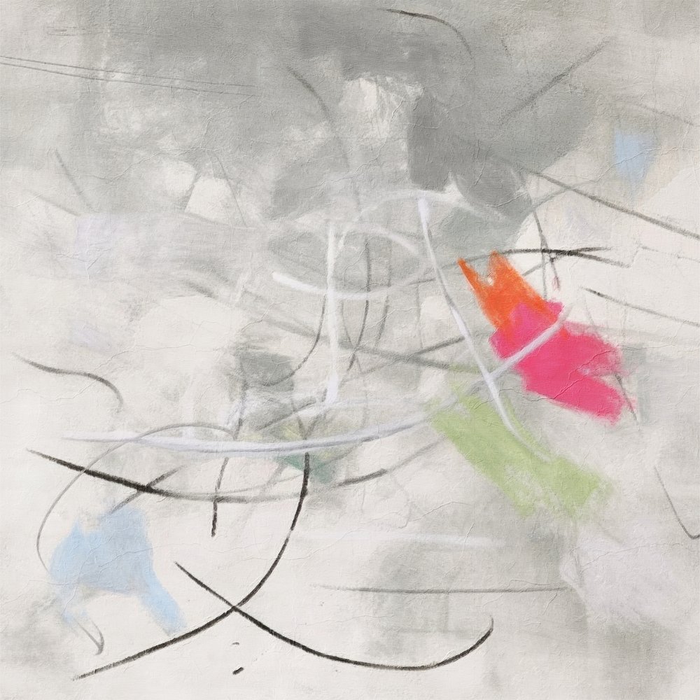 Kolorowy, abstrakcyjny strumień autorstwa Alma