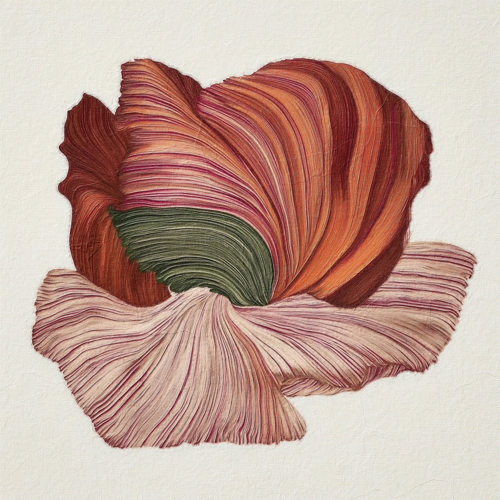 Kolorowy, ekologiczny kwiat autorstwa Alma