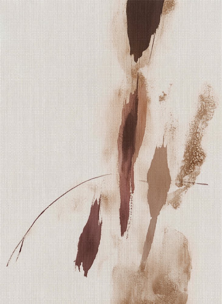 Ziemiste, abstrakcyjne pociągnięcia pędzla autorstwa Alma