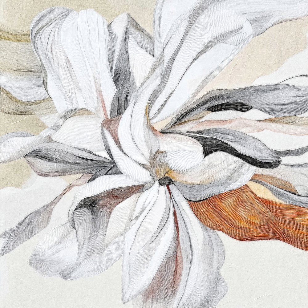 Elegancki, falujący kwiat autorstwa Alma