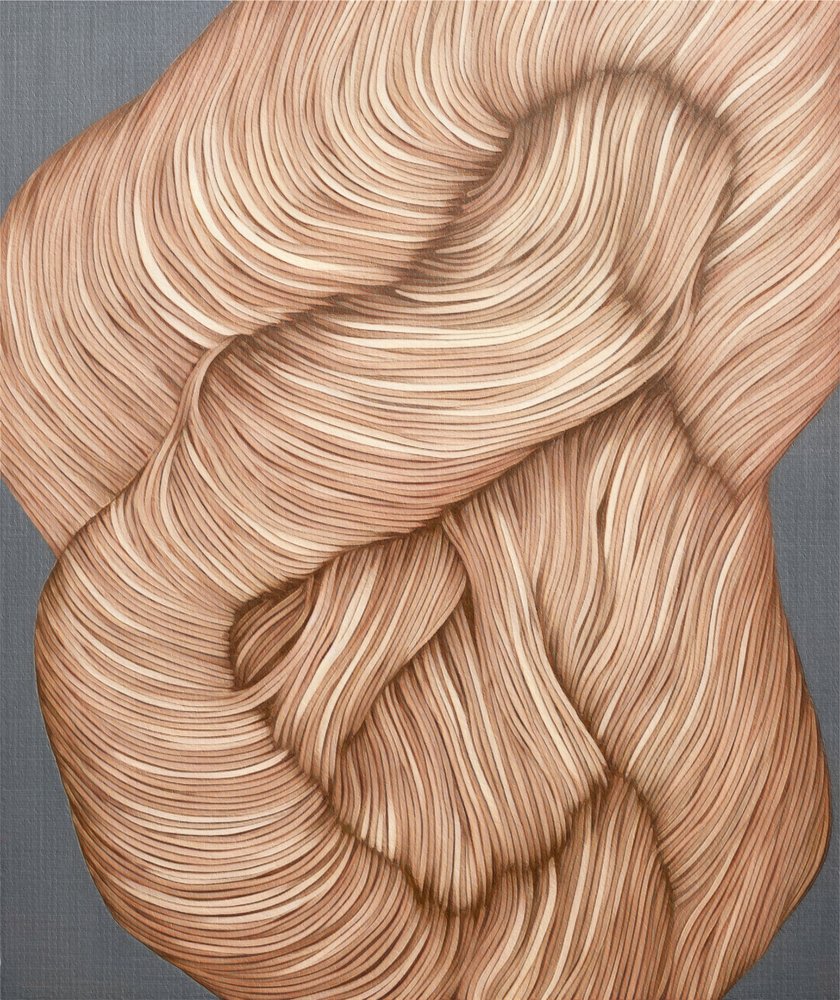 Płynące abstrakcyjne pasma autorstwa Alma