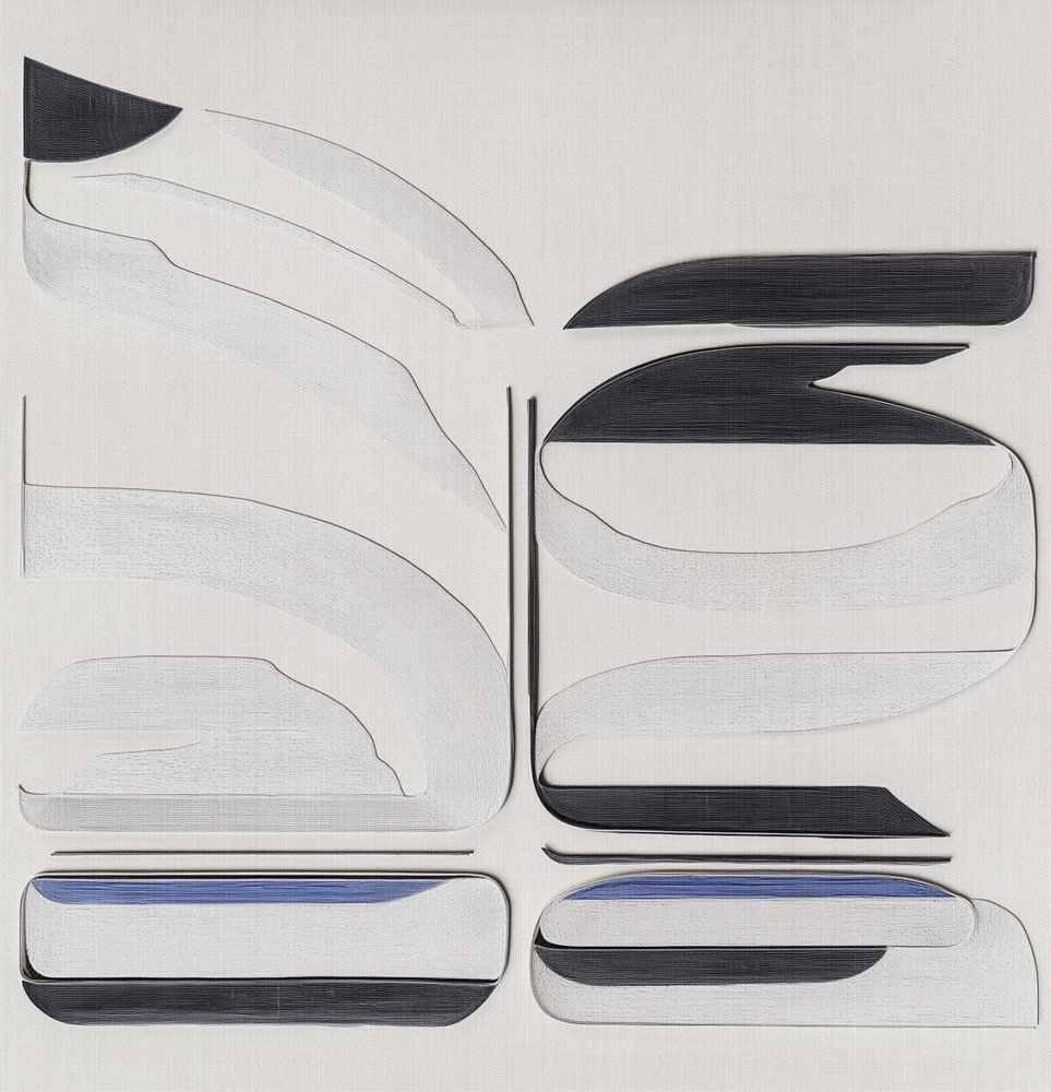 Nowoczesne abstrakcyjne kształty autorstwa Alma