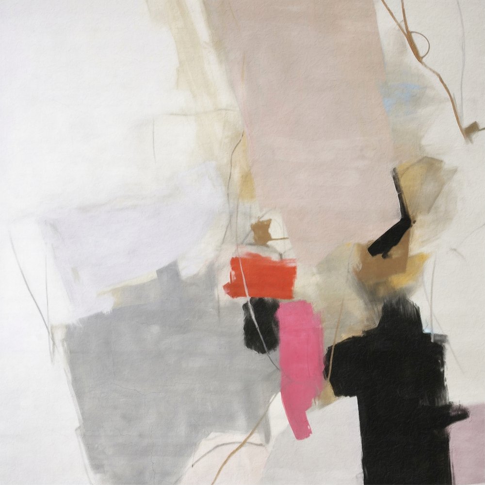 Nowoczesny, abstrakcyjny wzór w odcieniach szarości autorstwa Alma