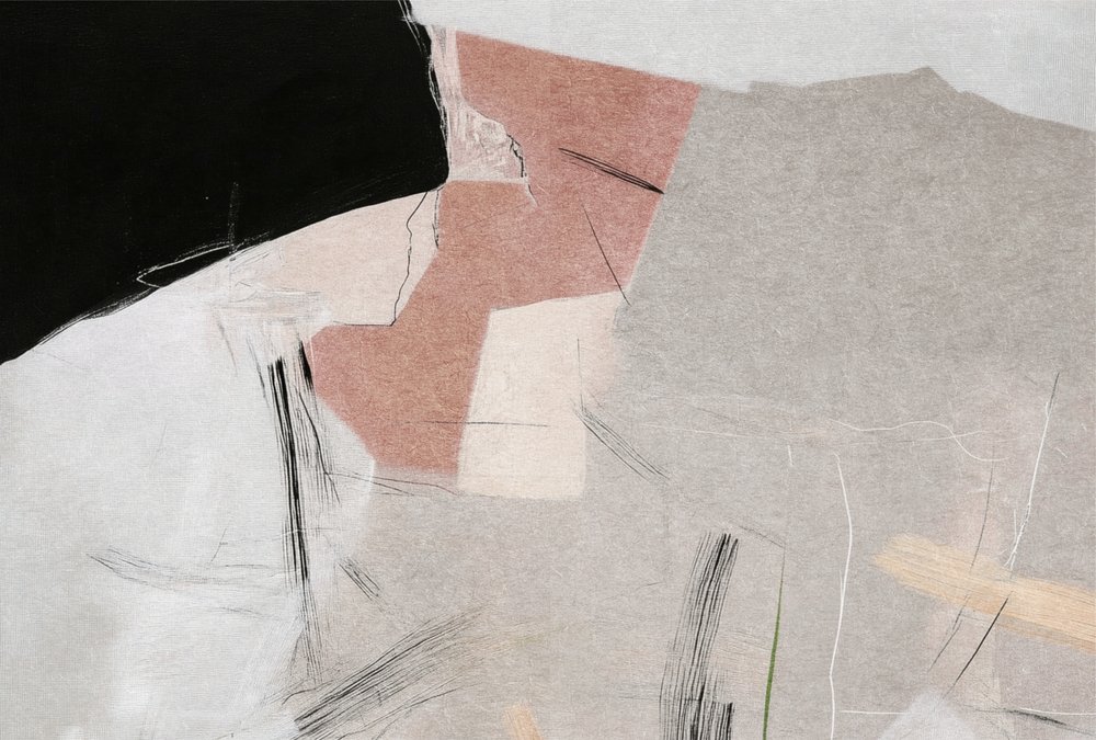 Stonowana kompozycja abstrakcyjna autorstwa Alma