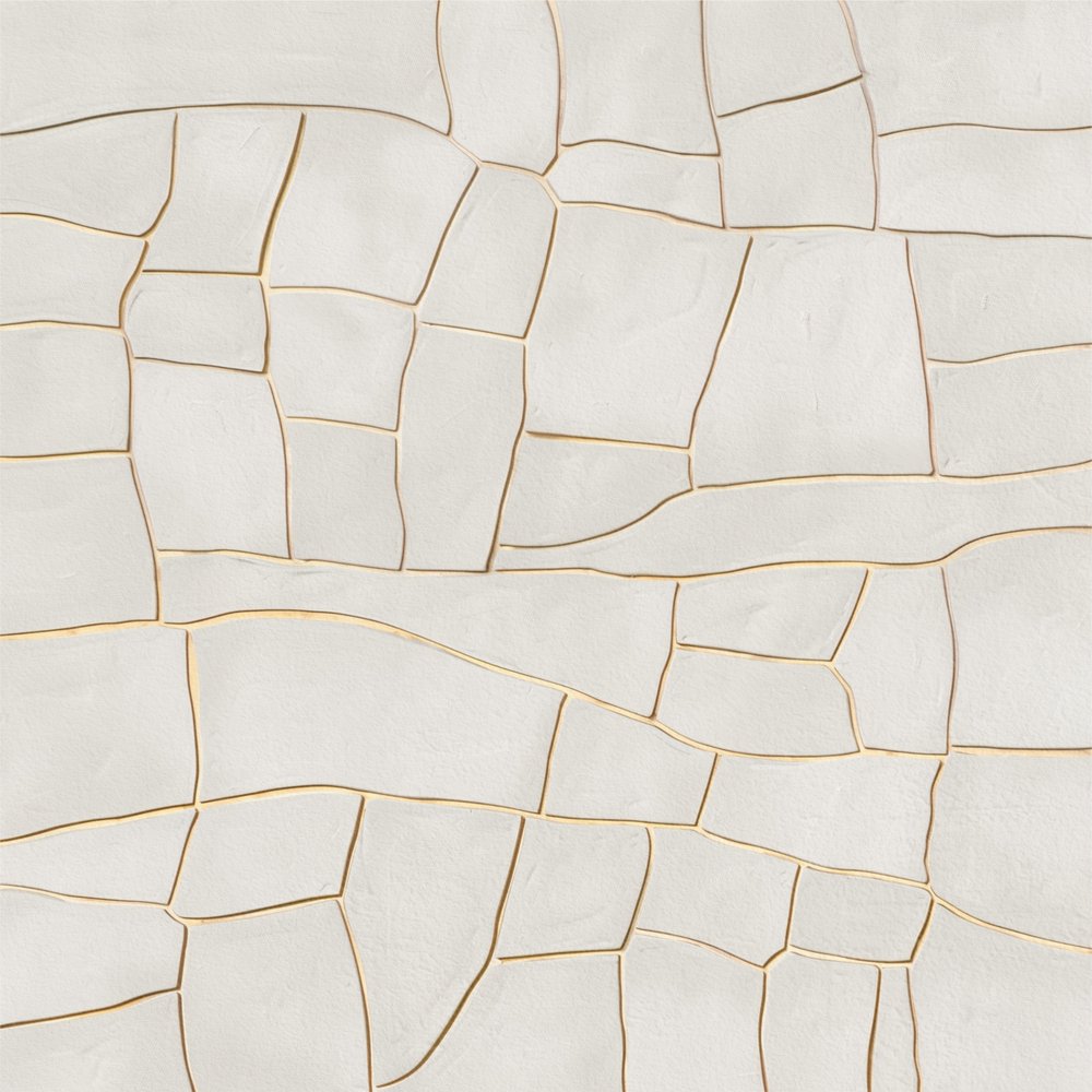 Organiczny wzór „Białe złoto” autorstwa Alma