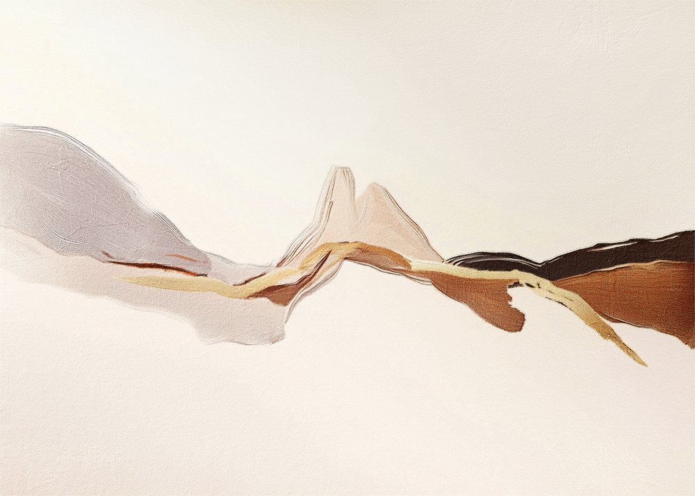 Spokojny, abstrakcyjny strumień autorstwa Alma