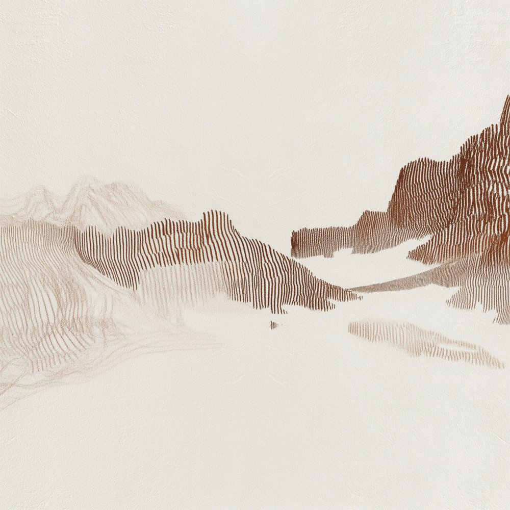 Spokojne górskie krajobrazy autorstwa Alma