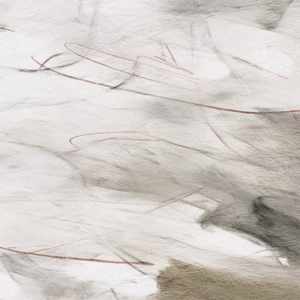 Subtelna szara abstrakcja autorstwa Alma