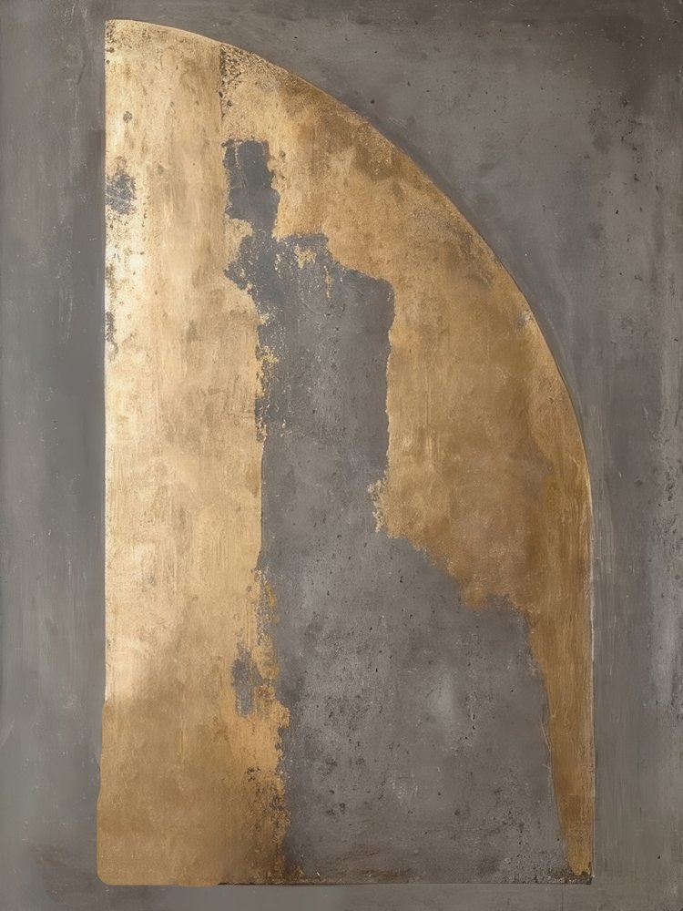 Streszczenie: Złoto i szarość autorstwa Alpenglow Workshop