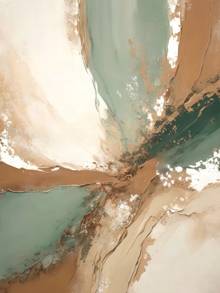 Teal Earth Flow autorstwa Alpenglow Workshop
