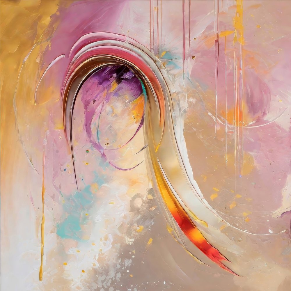 Żywy, abstrakcyjny strumień autorstwa Alpenglow Workshop