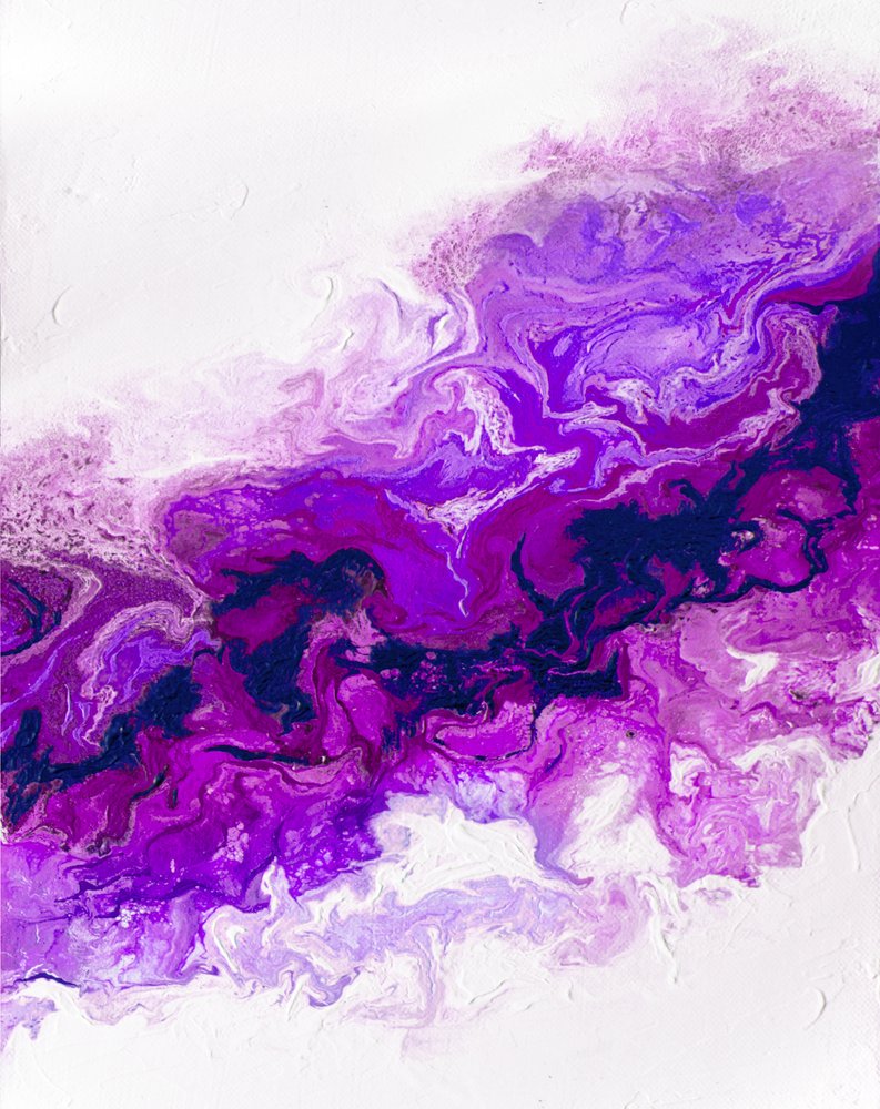 Głęboki fioletowy strumień autorstwa Alyson Storms