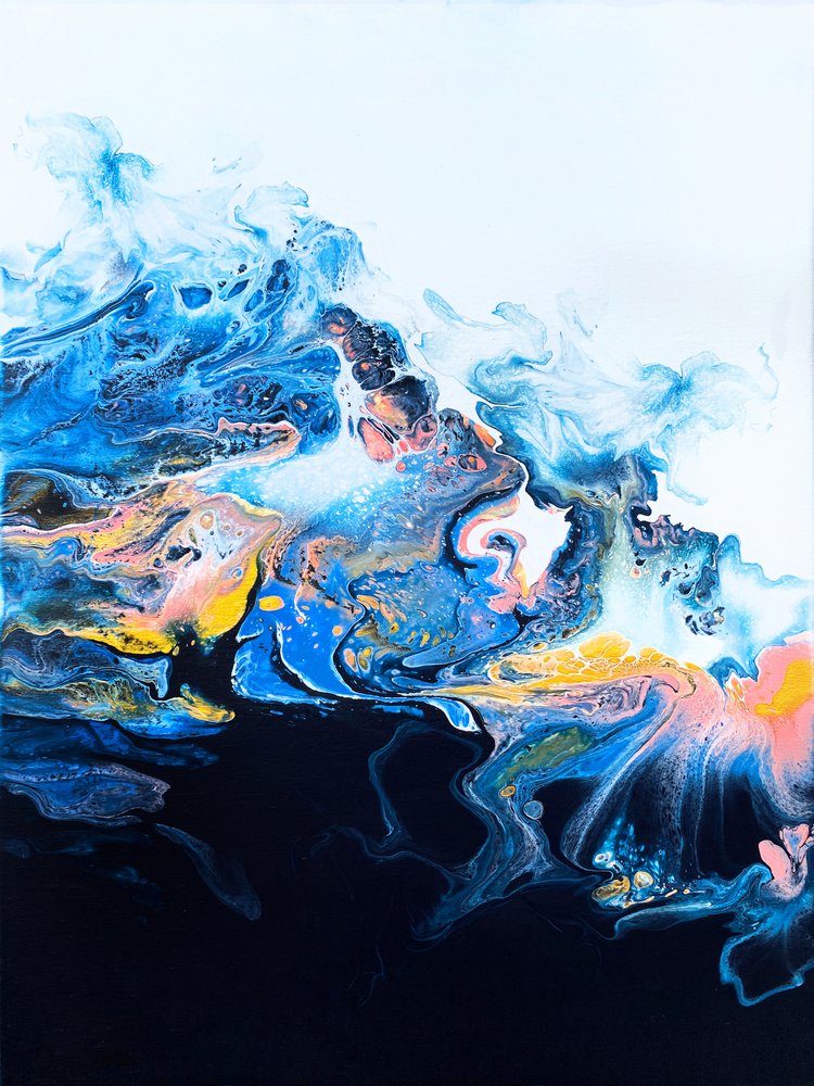 Dynamiczny niebieski wir autorstwa Alyson Storms