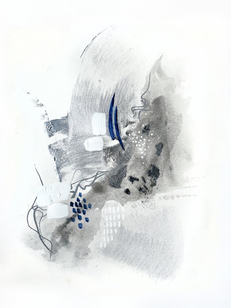 Monochromatyczne niebieskie impresje autorstwa Alyson Storms