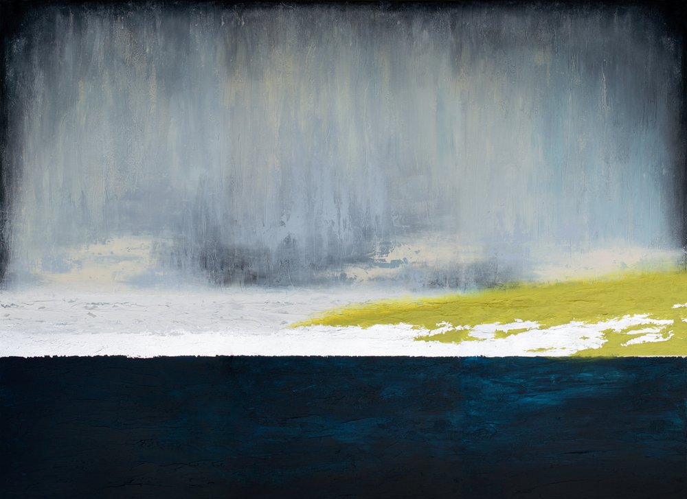 Deszcz nad żółtym polem autorstwa Alyson Storms