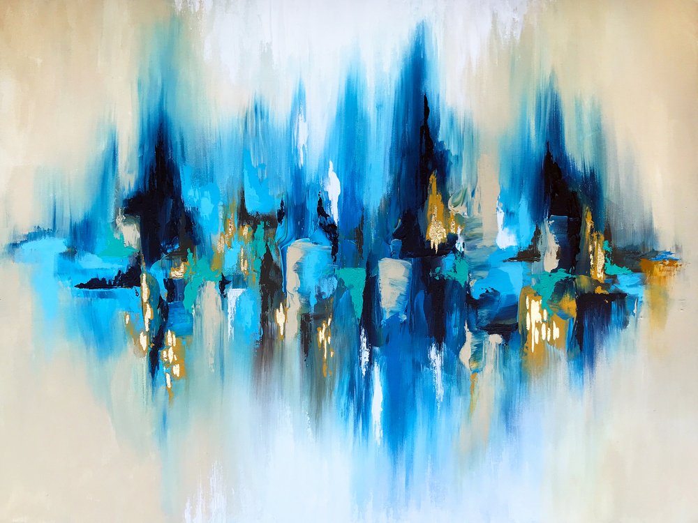 Żywe odbicie błękitu autorstwa Alyson Storms