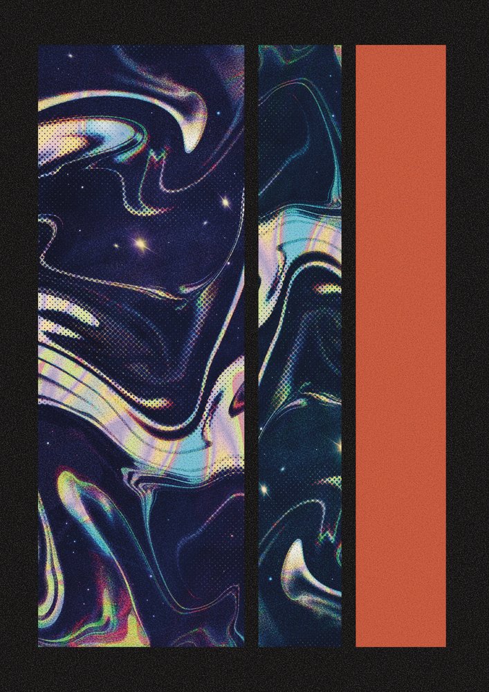 Galaxy Color Block autorstwa Amy Louise Baker