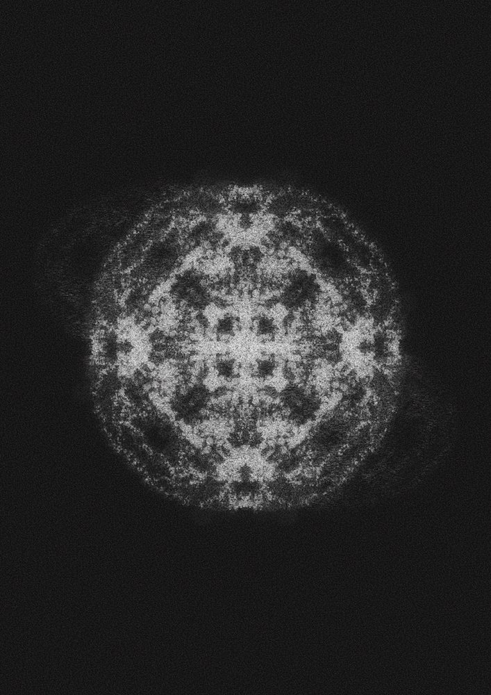 Świecąca abstrakcyjna kula autorstwa Amy Louise Baker