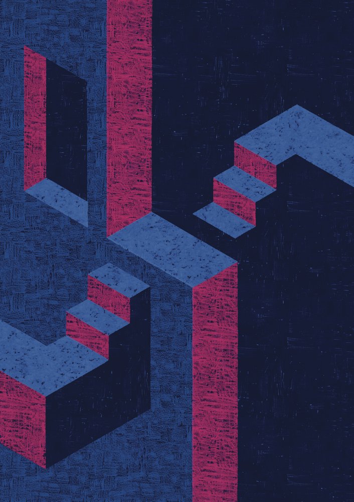 Iluzja niemożliwych schodów autorstwa Amy Louise Baker