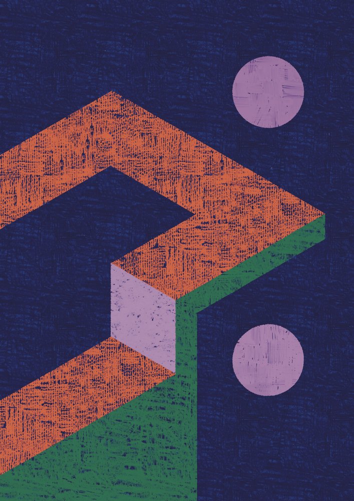 Nowoczesna iluzja geometryczna autorstwa Amy Louise Baker