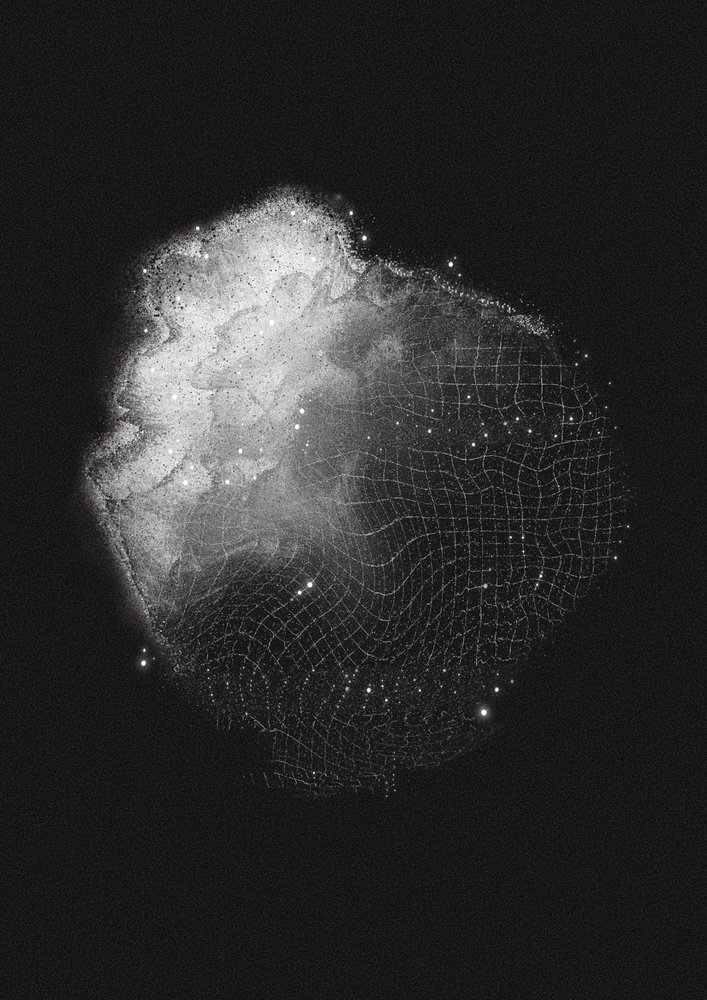 Sieć Mgławic Gwiaździstych autorstwa Amy Louise Baker