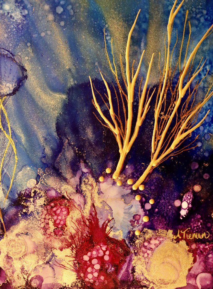 Płynny złoty ocean autorstwa Amy Tieman