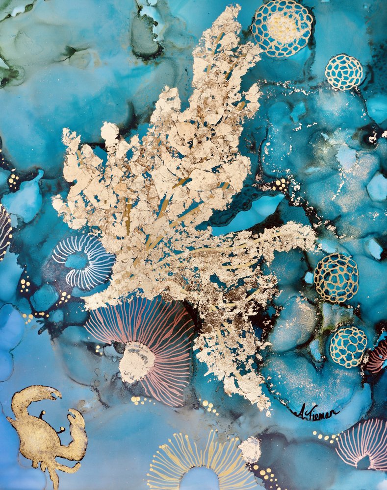 Złote głębiny oceanu autorstwa Amy Tieman