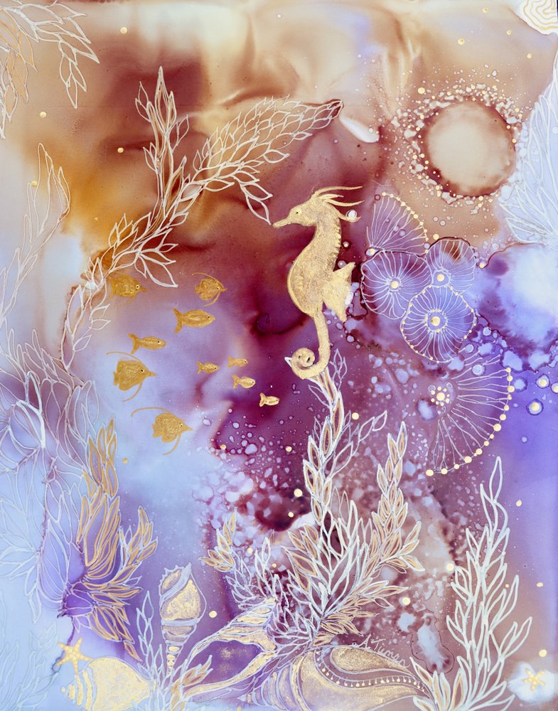 Złoty sen o koniku morskim autorstwa Amy Tieman