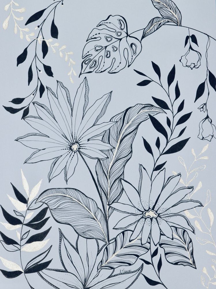 Spokojna tropikalna roślinność autorstwa Amy Tieman