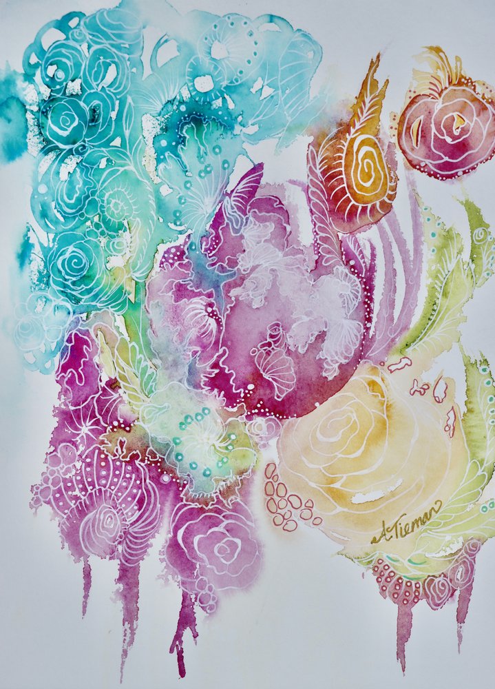 Żywe, ekologiczne kwiaty autorstwa Amy Tieman