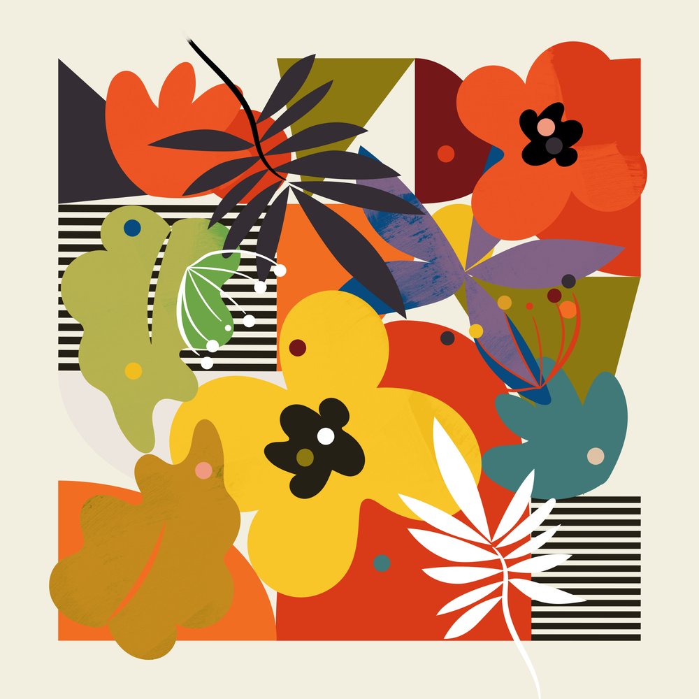 Kółka – minimalistyczny kwiat autorstwa Ana Rut Bre