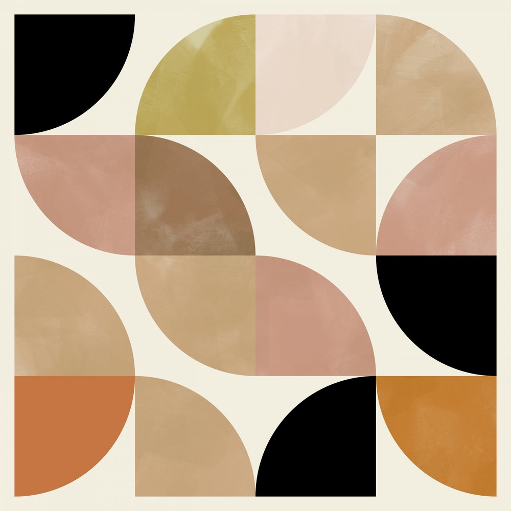 Circles, 19 listopada  Beżowe ćwiartki Circles autorstwa Ana Rut Bre