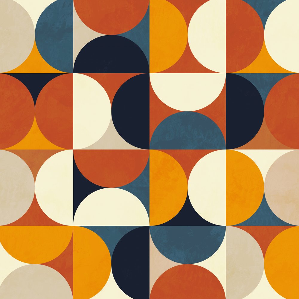 Geometria New12 Rougeatre autorstwa Ana Rut Bre