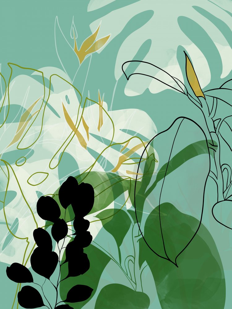 Linia Liści Boho2 autorstwa Ana Rut Bre