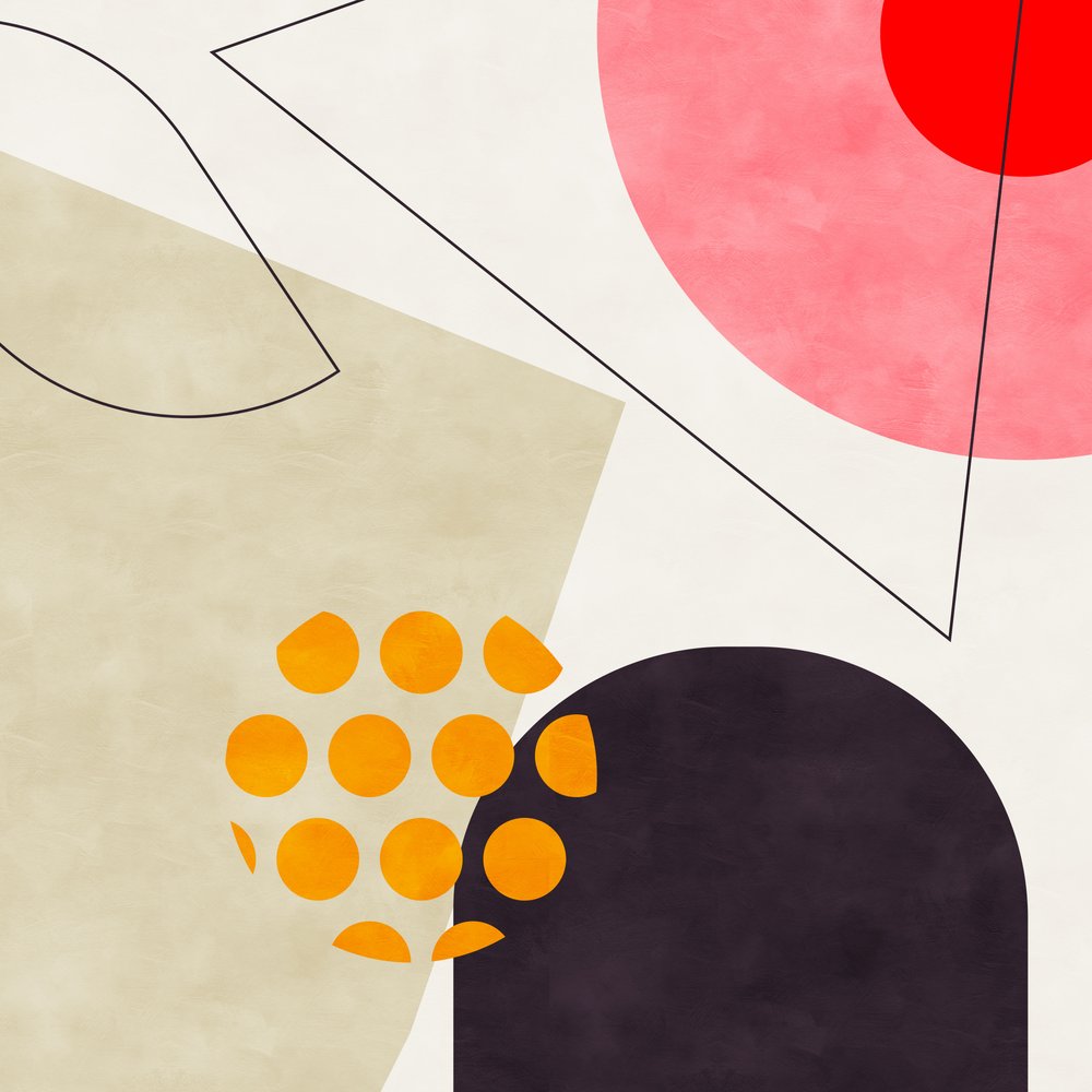 Mid Bauhaus Geometry 8 – kopia autorstwa Ana Rut Bre