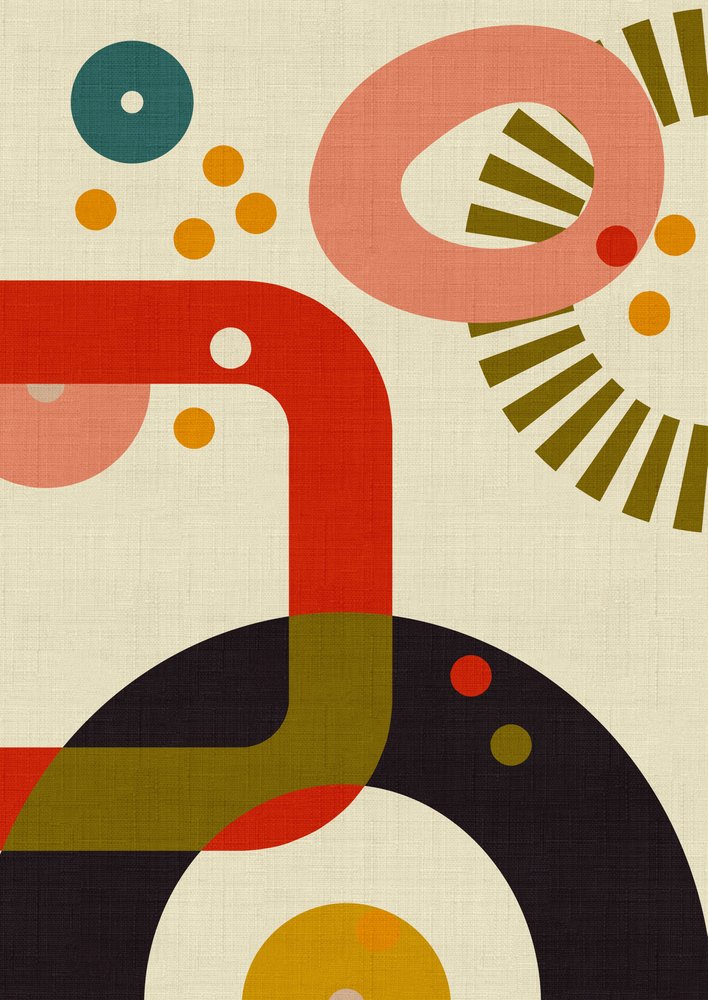 Mid Century Cirque 3 autorstwa Ana Rut Bre