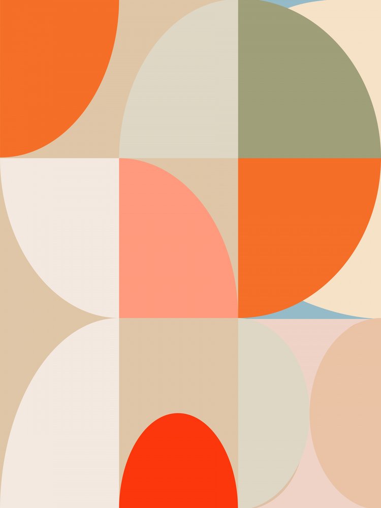 Pastelowe kolory z połowy wieku 12 autorstwa Ana Rut Bre