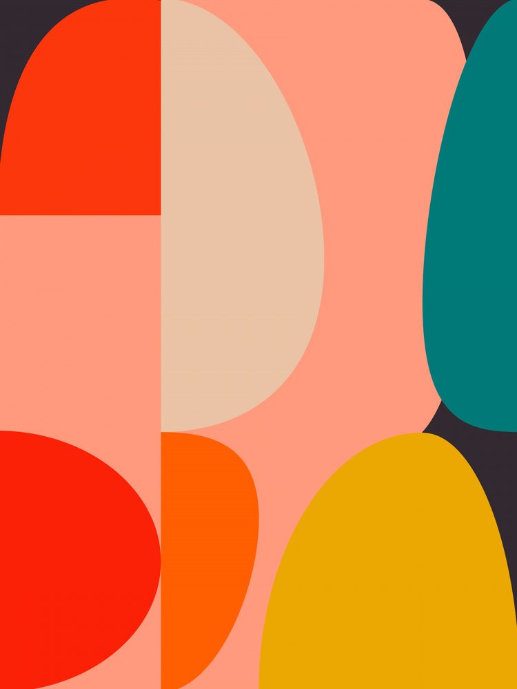 Pastelowe kolory z połowy wieku 14 autorstwa Ana Rut Bre