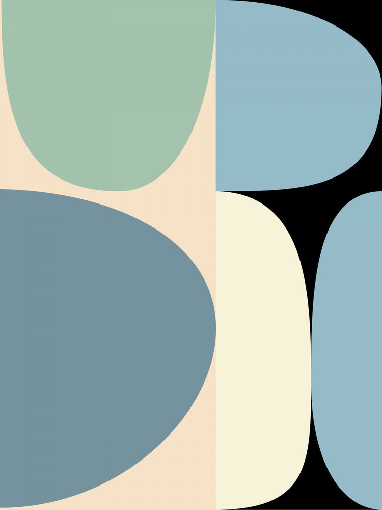 Pastelowe kolory z połowy wieku 17 autorstwa Ana Rut Bre