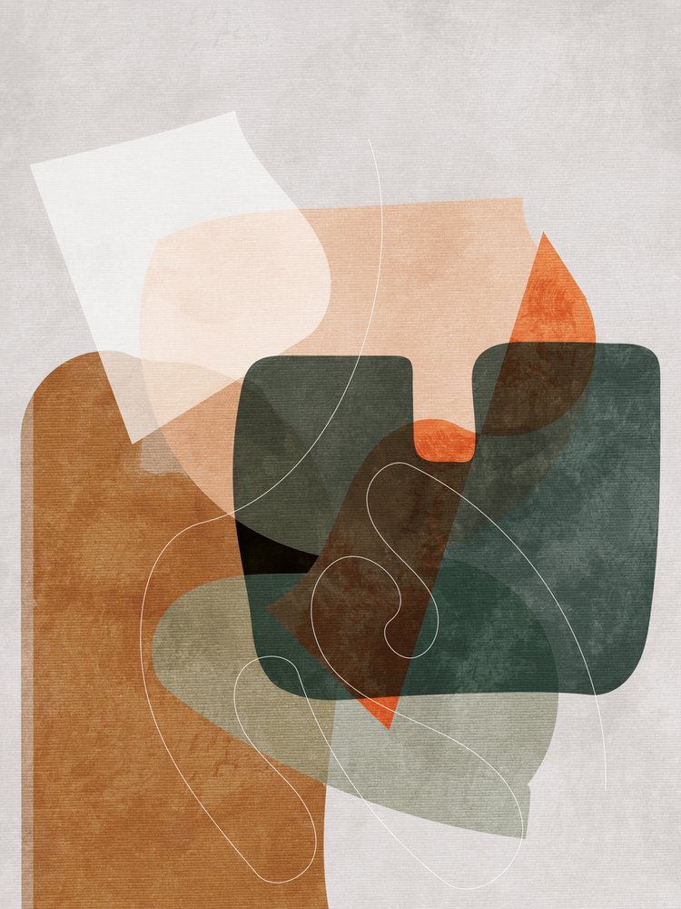 Nature Friendly Terracotta 4 – kopia akwareli autorstwa Ana Rut Bre