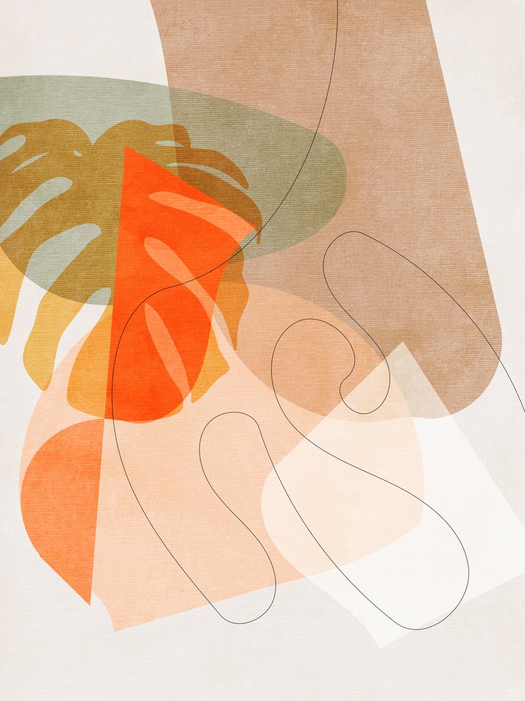 Nature Friendly Terracotta 6 – kopia akwareli autorstwa Ana Rut Bre