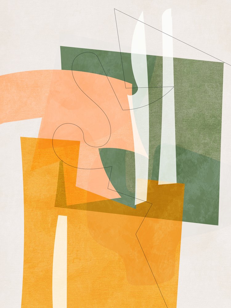 Nature Friendly Terracotta 8 – kopia akwareli autorstwa Ana Rut Bre