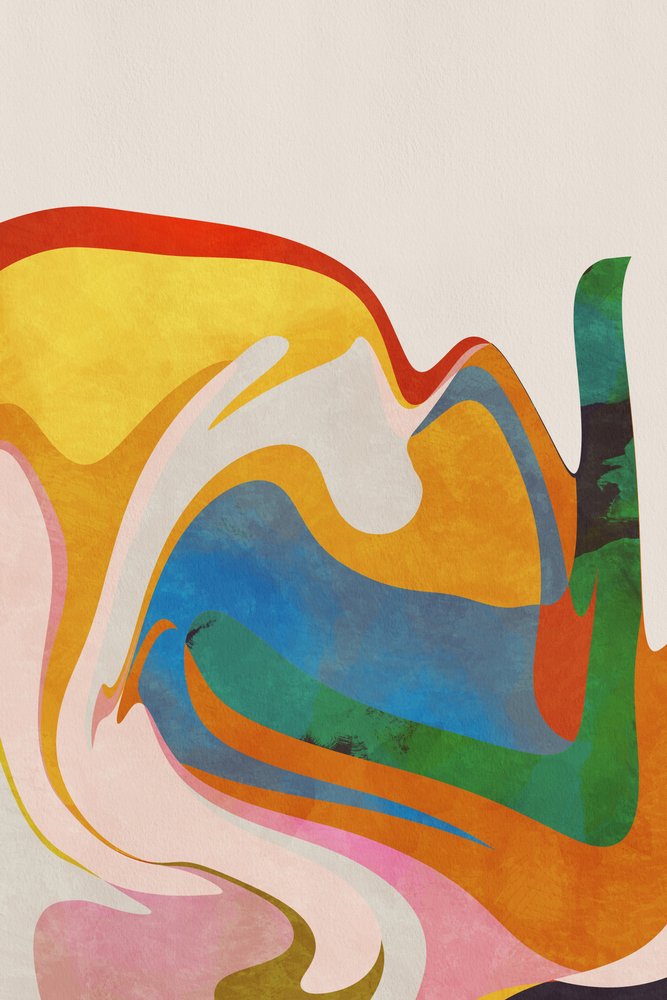 Organiczny Bauhaus Waved autorstwa Ana Rut Bre