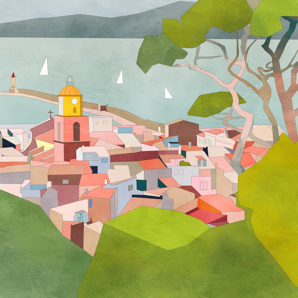 Saint Tropez Kopia 2 autorstwa Ana Rut Bre