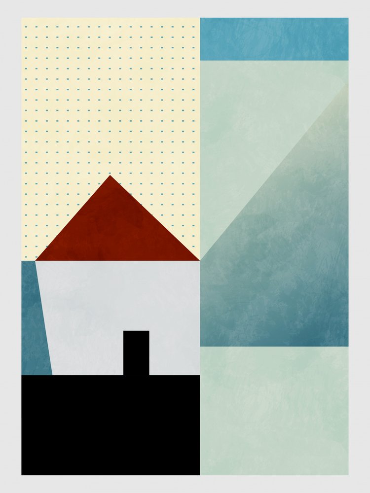 Dom Spaces Bleu autorstwa Ana Rut Bre