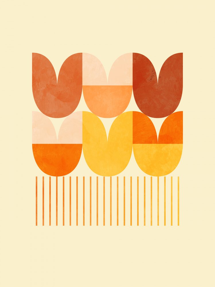 Wiosenna rapsodia – pomarańczowa 1 autorstwa Ana Rut Bre