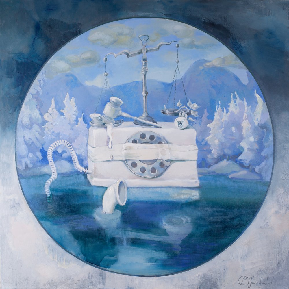 Zimowa równowaga sprawiedliwości autorstwa Anastasiia Grygorieva