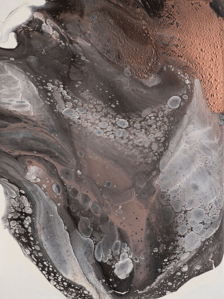 Przepływ stopionej miedzi autorstwa Anastasiya Devochkina